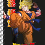 Dragonball – Caderno universitário de 1 matéria – 80 fls - Capa A