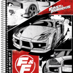 Velozes & Furiosos - Universitário CD - 10  matérias - Capa A